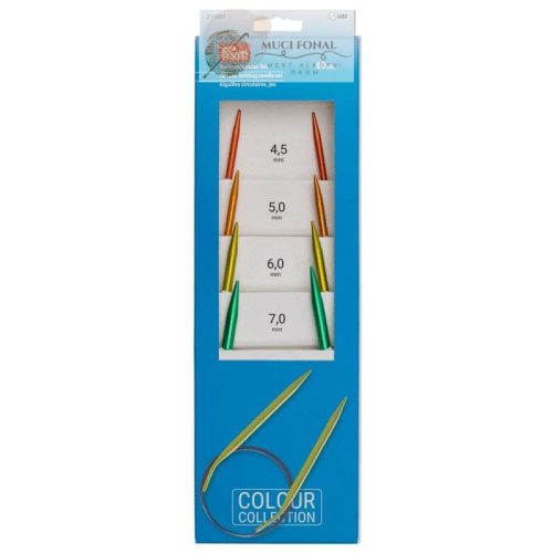 Prym Colour Collection körkötőtű szett 4,5-7