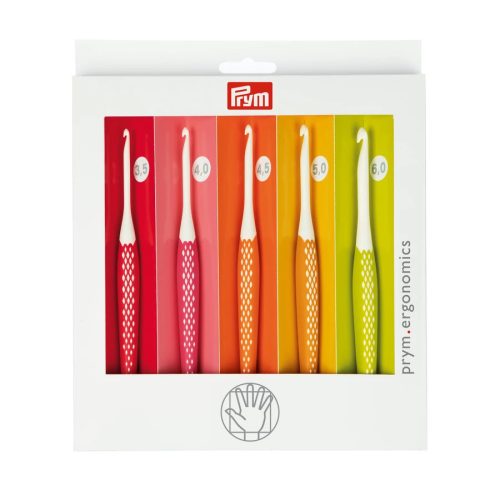 Prym ergonomikus horgolótű készlet 3.5-6mm