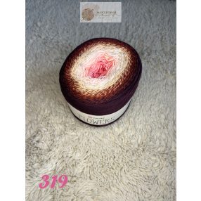 Flowers 319 mályva - barna - barack