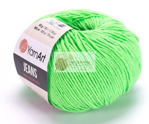Yarnart Jeans 60 élénkzöld
