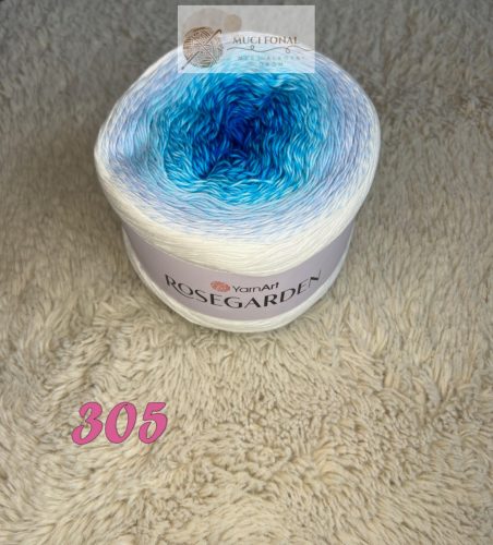 Rosegarden 305 kék - fehér